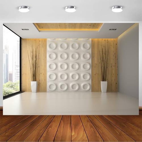 15x10ft Office Backdrop French Windows Business Room Workplace Screen Scene Backdrops for Video Recording Office Backdrop for Video Conference Zoom Room Background - size: 15x10ft