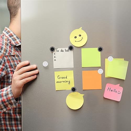 Stainless Iron Magnetic Display Board - Frameless Metal Magnet Boards with 20 Pcs Magnet Memo Strips for Office, Home, School