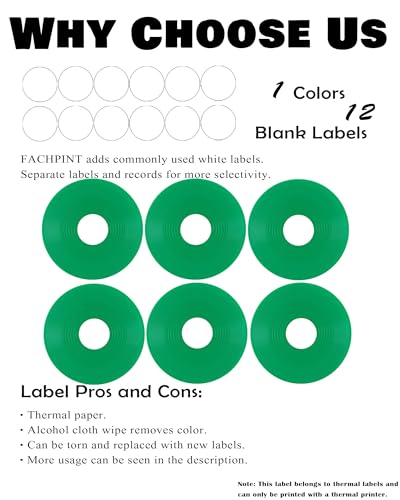 FACHPINT 6pcs Green Records for Wall Aesthetic 12 Inch Vinyl Records Decor, Blank Vinyl Records for Graffiti, Fake Records Props, Record Wall Decor for Party Wedding Signing Hippie Room Decor - color: Green