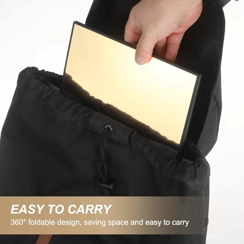 2Pcs 11"x8" Light Reflectors 4 in 1 Photography Reflector Cardboard, Foldable & Stable for Still Life Product Food Photo Shooting, Self-Standing, Gold - color: Gold
