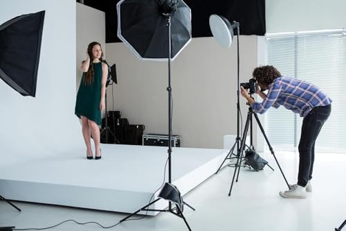 White Vinyl Photography Backdrop - 8ft(w) x 10ft(h) - Professional-Quality, Matte Studio Background