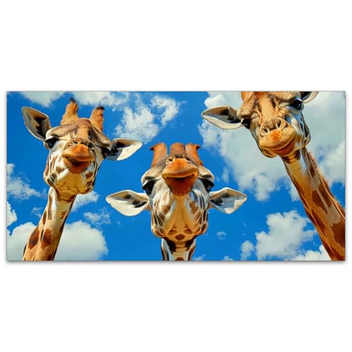 Fluorescent Light Covers for Classroom Ceiling Lights – 2x4ft Backlit Film for Fluorescent Fixtures, Reduce Glare and Eye Strain, Easy to Install – School, Office, Sensory - Giraffe - color: Giraffe(2)