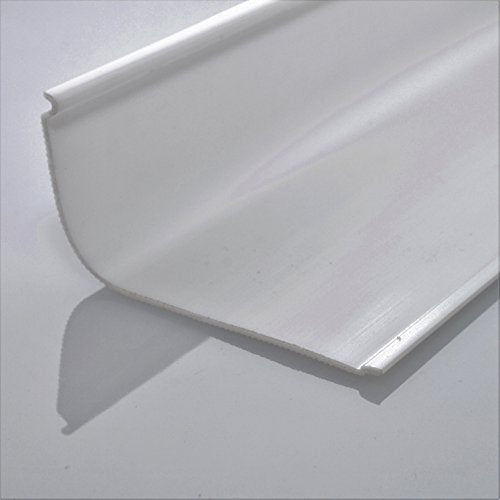 Beam Lighting Under Cabinet Light Cover Replacement | White Ribbed Acrylic Diffuser (Curved, 36") - size: 36 Inch, style: Curved