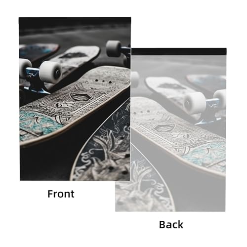 Skate Boards Backdrop Background for Photography 5x7ft Photobooth Professional Photo Backdrop Curtains Video Photography Studio Photo Backgrounds Banner Booth Background Screen Parties - color: Skate Boards