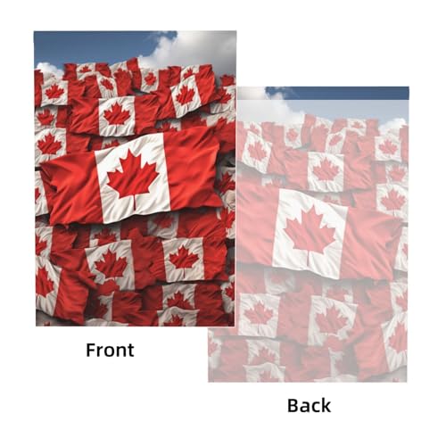 Canadian Flag Backdrop Background for Photography 5x7ft Photobooth Professional Photo Backdrop Curtains Video Photography Studio Photo Backgrounds Banner Booth Background Screen Parties - color: Canadian Flag