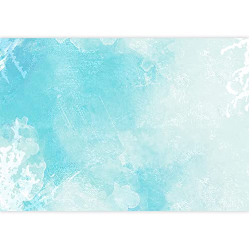 wall26 Removable Wall Sticker/Wall Mural Teal Watercolor Pastel Collage Abstract Shapes Digital Art Modern Art Decorative Panorama Multicolor for Living Room, Bedroom, Office - 100"x144" - color: W28-2206-irs09, size: 100"x144"