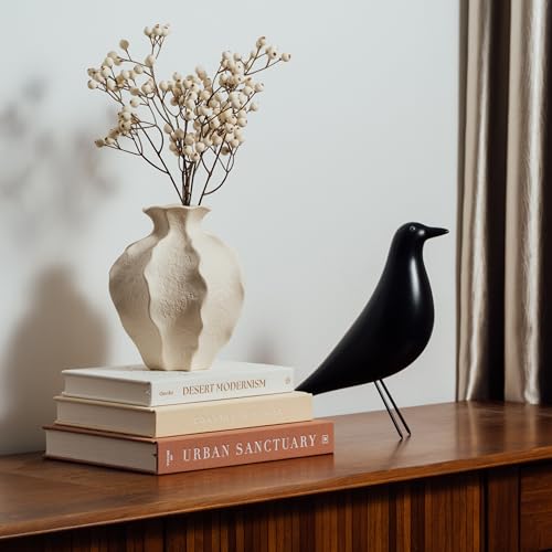 Decorative Books for Home Decor - Set of 3 Real Linen Hardcover Books with Blank Pages - Modern Farmhouse Coffee Table Decor, Shelf & Entryway Styling Accent (Neutral Tones)