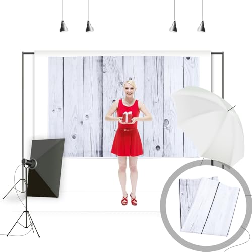 VALICLUD Vertical Wood Panel Photography Background Wallpaper Prop for Photo Studio, Decorative Background Adornment for Party and Portrait Shooting
