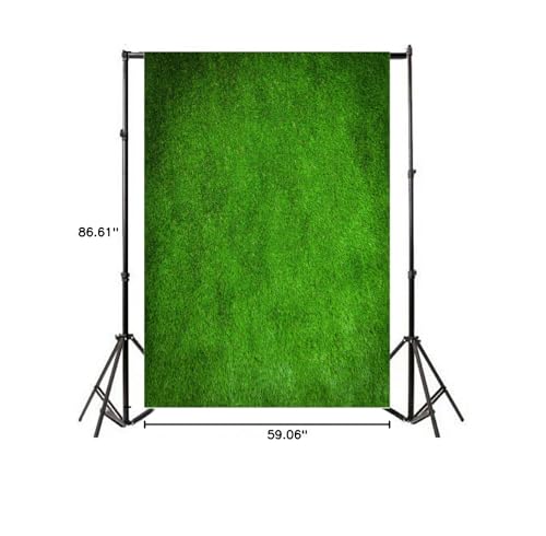 Laeacco 5x7ft Greenery Backdrop Retro Green Background Grunge Green Grass Field Artificial Sports Football Game Backdrop Photo Adults Newborn Baby Kids Birthday Party Portrait Studio Props