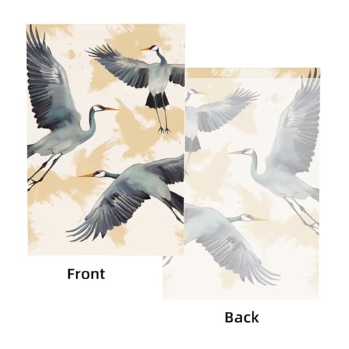 Flying Cranes Backdrop Background for Photography 5x7ft Photobooth Professional Photo Backdrop Curtains Video Photography Studio Photo Backgrounds Banner BoothScreen Parties - color: Flying Cranes