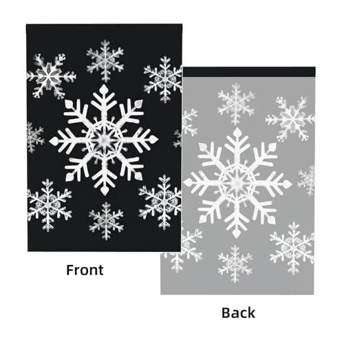 White Snowflake Backdrop Background for Photography 5x7ft Photobooth Professional Photo Backdrop Curtains Video Photography Studio Photo Backgrounds Banner Booth Background Screen Parties - color: White Snowflake