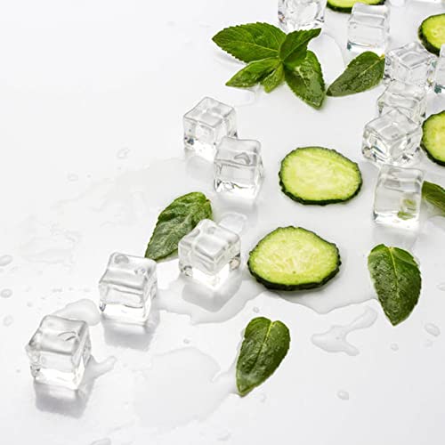 Fake Crushed Square Ice Cubes Artificial Acrylic Crystal Diamonds for Vase Fillers,Table Scatter, Party Favor, Wedding Decoration, Photography Props, Food Display (square-10MM/0.39 in 200 pcs) - color: 10MM-200PCS