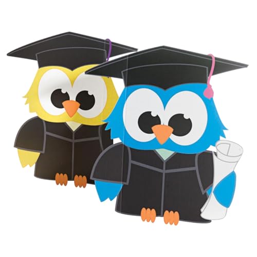 Graduation Owl Standups Kit, Set of 3, Graduation Decorations, KGD16F-M - color: Graduation Owls Prop Kit