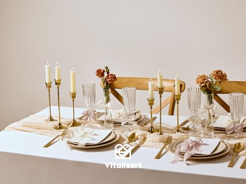 Vitalizart Chiffon Silk Ribbon 1" x 21 Yd Nude & White Fringe Fabric Package (3 Rolls * 7 Yd) for Wedding Invitations Bridal Bouquets Decorations Gifts Wrapping & Bow Making - color: Nude & White