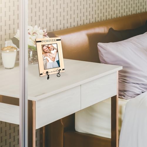 Forever Friends Picture Frame,Women Friend Bestie, 4 x 6 Picture Frame with Stand for Tabletop Display.(Vertical Portrait) - color: Frame19