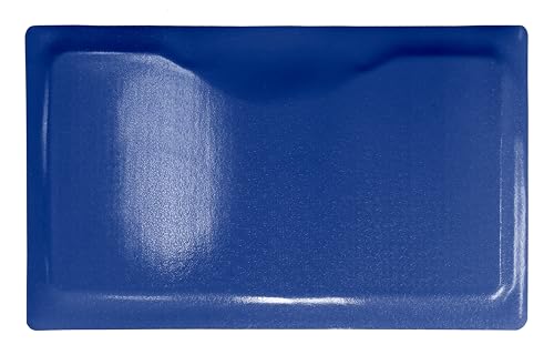 Rhino Mats, Rhino Hide Salon Mat, Non-Slip Standing Cushioned Comfort Anti-Fatigue Mat for Salon, Barbershop, or Spa (Blue Rectangle, 3' x 5' x 1/2") - color: Blue Rectangle, size: 3' x 5' x 1/2"