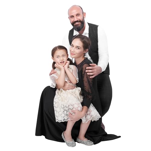 Seamless Photo Photography Background Paper Backdrop for Photoshoot, Videos, YouTube, Livestream, 107" x36', Arctic White - color: Arctic White
