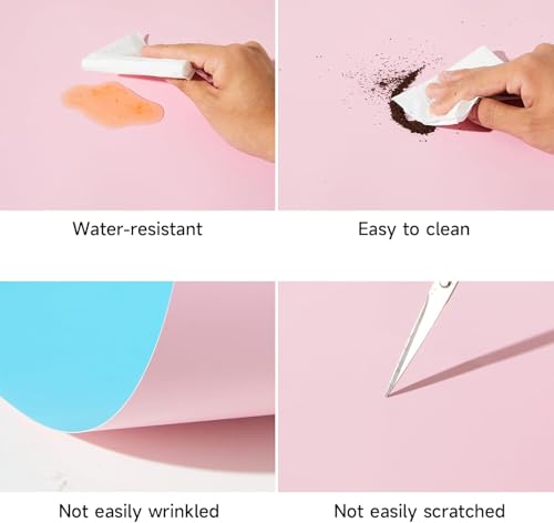 Product Photography Backdrops Photo Backdrop-10PCS /20 Patterns 16.5x11.7In Small Flat Lay Seamless Paper Background Props Tabletop Photo Shoot for Food Jewelry Cosmetics