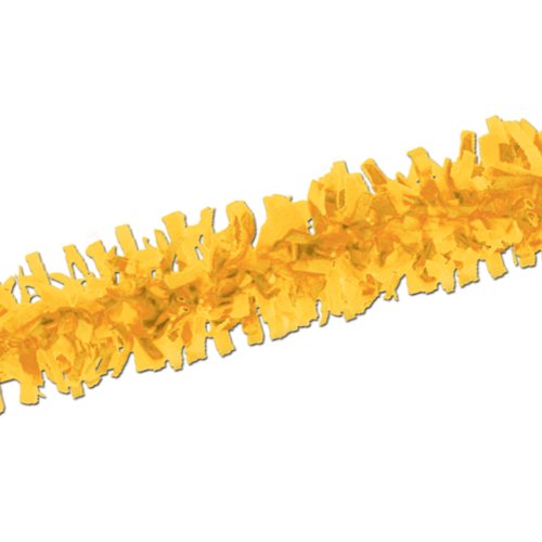 Beistle Packaged Tissue Festooning, 25-Feet - color: Golden Yellow