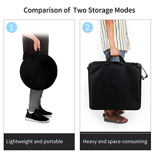 16''x16'' Photo Studio Light Box Photography with LED Lights, Portable Photo Background Shooting Tents with 4 Backdrops(Black, White, Blue,Green) - size: 16''×16''