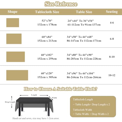 VClife Soft Rectangle Tablecloth for Kitchen Party Dinning, Modern Shabby Chic Yellow White Gray Floral Leaf Printed Table Cover for Indoor and Outdoors 60"x120" - color: Yellow Flowers, size: 120" x 60" (Rectangular)