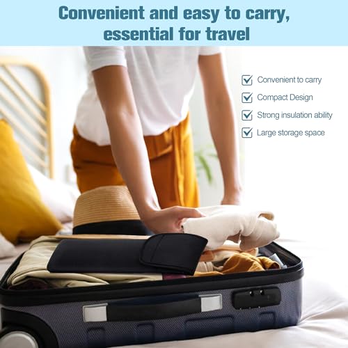 Heat-Resistant Storage Bag Travel Case Cover Pouch for Hair Straightener Curling Iron Flat Iron