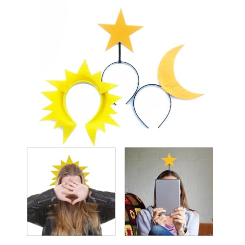 Creative Star Hairbands For Photo Studio Halloween Eye-catching Props For Easter Party Daily Wear Headpiece - color: Star