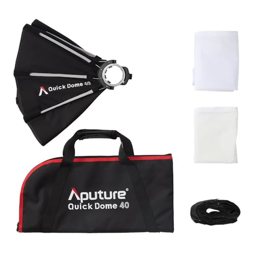 Aputure Quick Dome 40 Softbox,40cm(16inch) Circular Octagonal Quick Release Softbox,Designed for Aputure Storm 80c