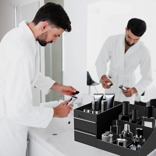 Cologne Organizer for Men,Mens Organizer,Cologne Stand,Perfume Organizer,Dresser Organizer,Organizador de Perfumes para Hombre,Bathroom Organizers,Mens Bedroom Essentials,Gifts for Men