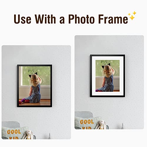 Falling in Art 5 Pack Acid Free 16x20'' White Picture Mats Board Show Kit for 11x14'' Pictures, 4-Ply Beveled Pre-Cut Photo Boards with Backing Board and Plastic Clear Bags - size: 16x20-5 Pack