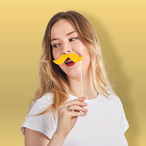Joyin Toy Photo Booth Props 66 Pieces,Multicolor Kit for Graduation Wedding Party Supplies Favors,with Stick, Hats, Glasses, Mouth, Bowler, Bowties