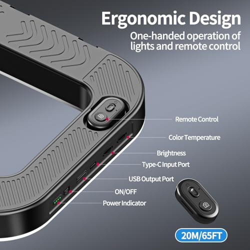 yAyusi Magnetic Cell Phone Light for Video Recording, Handheld Phone Stabilizer with Light, 8000mAh LED Selfie Phone Ring Light with Phone Holder, Smartphone Video Rig for Camera, Vlog, TikTok - size: Magnetic