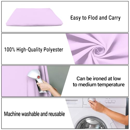 Light Purple Photo Backdrop for Photoshoot 5x7ft, Zoom Meeting Photography Backdrop Studio Shooting Props - color: Light purple, size: 5x7ft