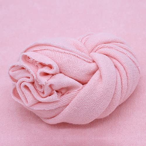 Zeroest Newborn Photography Wrap - Newborn Photoshoot Props for Boys & Girls - Stretch Knit Blanket for Baby Photo Prop (Light Pink, Small) - color: Light Pink