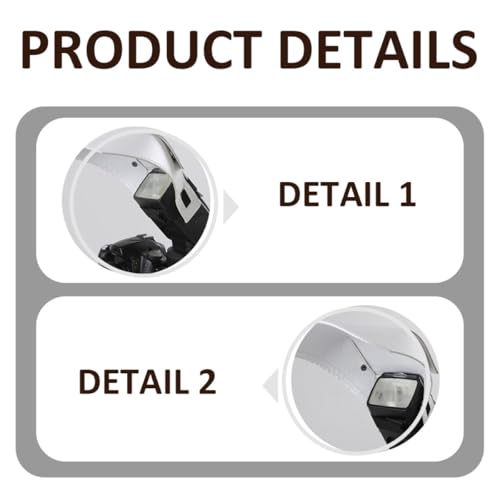 ABOOFAN 2pcs Photography Flash Reflector Soft Diffuser for Camera Speedlight, Portable Light Reflector Panel for DSLR Photo Lighting and Bounce Flash Use