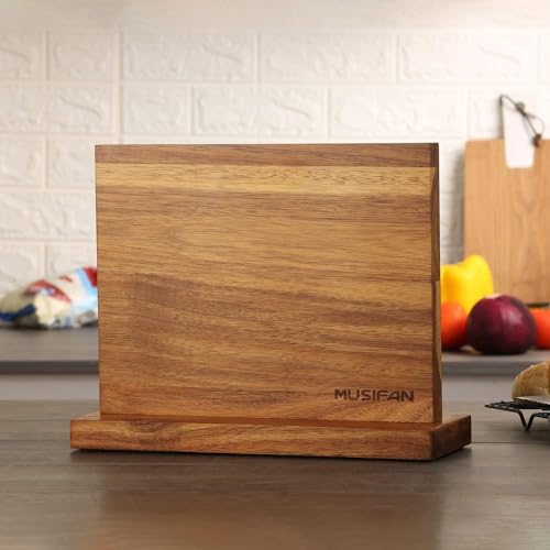 Magnetic Knife Block - Magnetic Knife Holder - Magnetic Knife Stand- Cutlery Display Stand and Storage Rack - style: Magnetic Knife Block