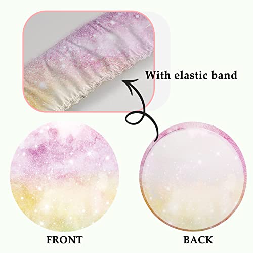3x3ft Gender Reveal Round Backdrop Pink or Blue Boy or Girl Marble Texture Photography Background Circle Backdrop Cover Baby Shower Party Decoration Banner Photo Shoot Studio Props - size: 3x3ft-Diameter