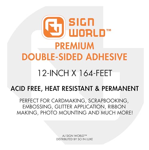 Best 1/4" Ultra-Thin Permanent Double-Sided Tape for Arts, Crafts, Photography, Scrapbooking, Tear-by-Hand, Paper Backing (1/4-Inch by 164-Feet/55 Yards) - size: 1/4-Inch Ultra-Thin