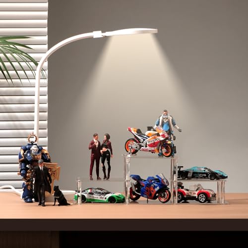 Clear Acrylic Display Risers Stand Shelf, Acrylic Stands Display Holder for Figures, Collectibles, Toys and Dolls,Perfumes Risers Display Stand for Decorating & Organizing (3 Tier/Model 2) - color: 3 Tier/Model 2