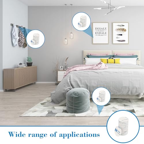 100Pieces Double Sided Foam Tape Round Strong Pad,25 × 25mm Heavy Duty Mounting Tape,Idea for Photo Album Walls, Hooks, Small Mirrors, Office Decor. - size: Round-100PCS