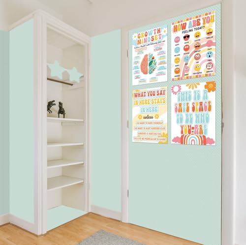Inkspire Mint Green Bulletin Board Paper Roll,14.8FTx47IN Large Reusable Waterproof Erasable Classroom Wall Background Backdrop Paper,Fade-Resistant Fabric Wrapping School Decors Teacher Supplies - color: Mint Green