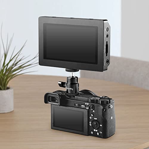 SmallRig 1/4" Camera Hot Shoe Mount, Ballhead Tripod with Additional 1/4" Screw, 2pcs Pack - 2059 - size: 2pcs pack