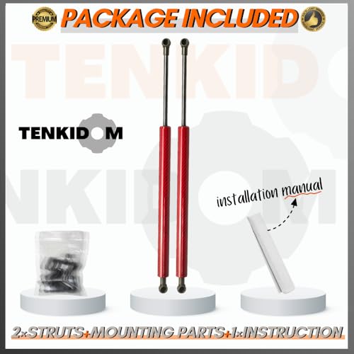 Hood Lift Supports Compatible with Toyota Mark X GRX120 GRX122 Sedan 2004-2009 Front Bonnet Gas Struts Dampers Springs Replacement Arm Shocks Props 2 Pieces