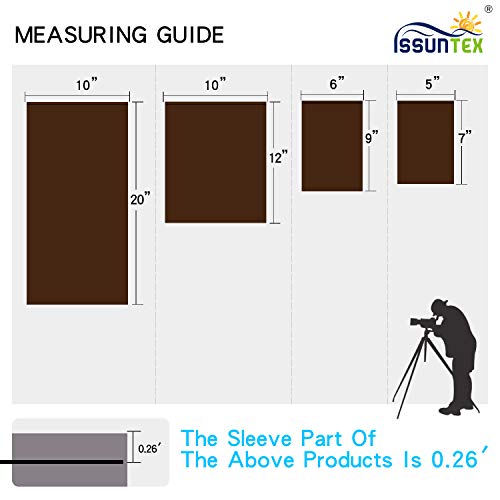 ISSUNTEX 5X7 ft/1.5X2.1 Meters Brown Background Photo Backdrop, Photo Studio, Collapsible High Density Screen for Video Photography and Television - color: Brown, size: 5X7 ft