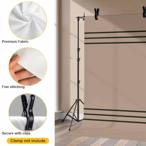 Retro Brown Backdrop for Photography, Beckground Dark Green Stripes Photo Backdrop Portrait Background Party Banner Photo Backgrounds for Studio Booth Props, 7x5ft - color: Brown, size: 7x5FT
