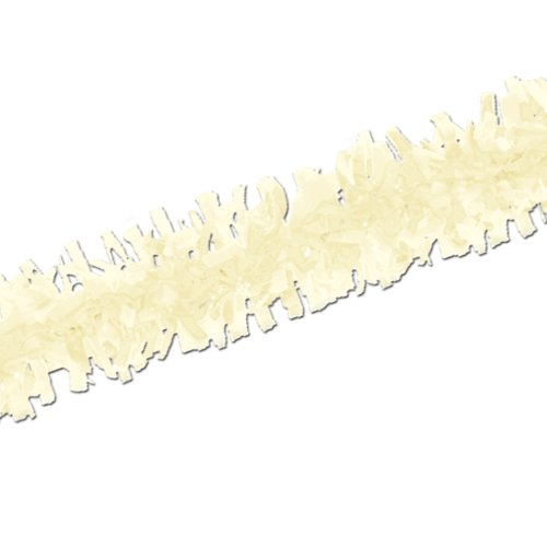 Beistle Packaged Tissue Festooning, 25-Feet - color: Ivory
