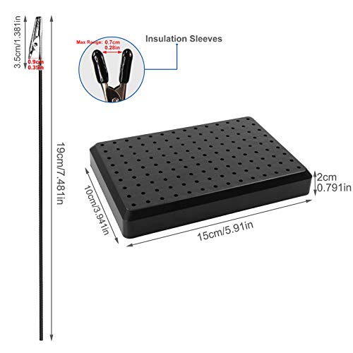 GJJC10B- 2PCS Model Painting Stand Base and 40pcs Alligator Clip Sticks for Airbrush Hobby Model Parts New - style: 2PCS