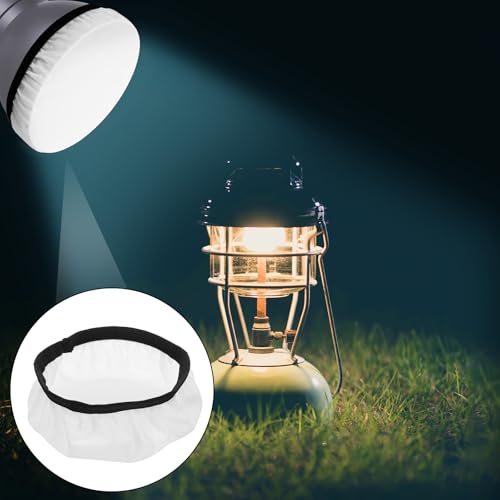 Mabor 2Pcs Light Diffuser, 7"/18cm Round Light Softbox Cover – White Nylon & Oxford Fabric for Studio Strobe, Photography, Soft Even Lighting