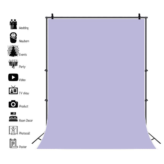 Renaiss 3x5ft Pure Violet Backdrop for Photoshoot Portrait Solid Color Monochrome Light Purple Screen Photography Background Lilac Purple Baby Shower Wedding Birthday Party Decors Photo Booth Props - color: Violet, size: 3x5ft