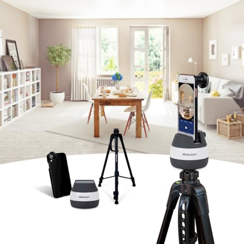 360 Camera 3D Virtual Tour Real Estate Kit - Gear Includes: Tripod, Digital Camera Rotator, Fisheye Cam Lens (Asteroom Phone Case Not Included, Purchased Separately on Amazon)